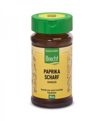 Paprika scharf 35g  Glas BIO