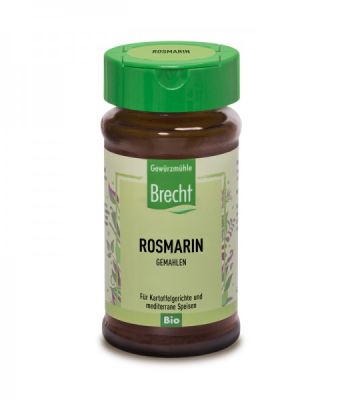 Rosmarin gemahlen Naturland 25g  Glas BIO