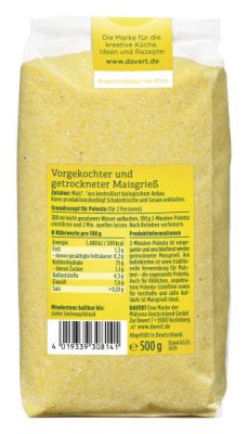 2-Minuten Polenta, glutenfrei 500 g