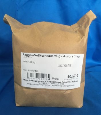 Roggen-Vollkornsauerteig - Aurora 1 kg