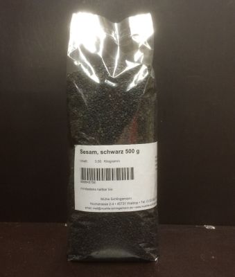 Sesam schwarz 500 g