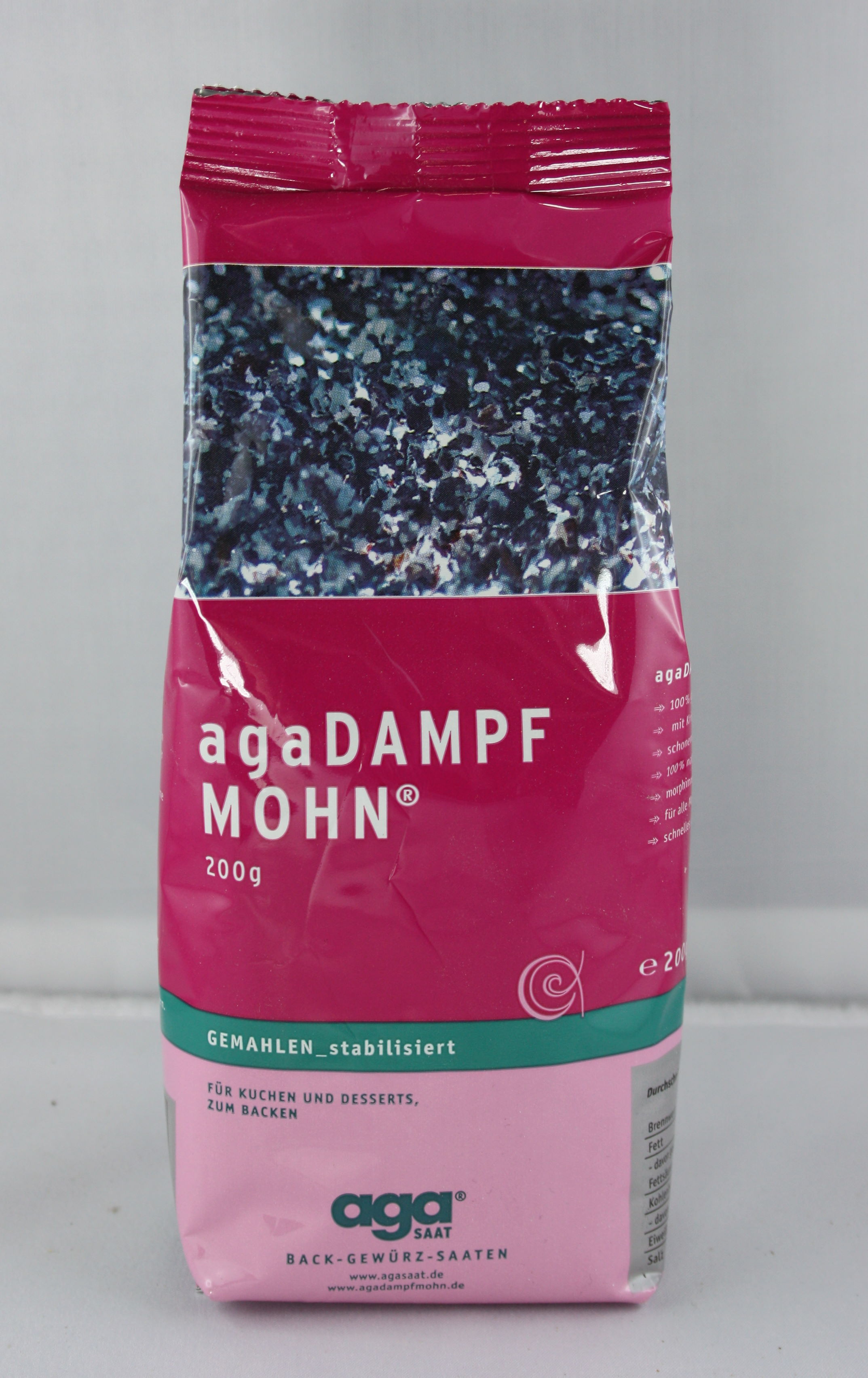 Muehle Schlingemann e. K. - Dampfmohn, gemahlener Blaumohn 200 g