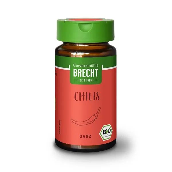 Chilis ganz Glas 15 g – Mühle Schlingemann