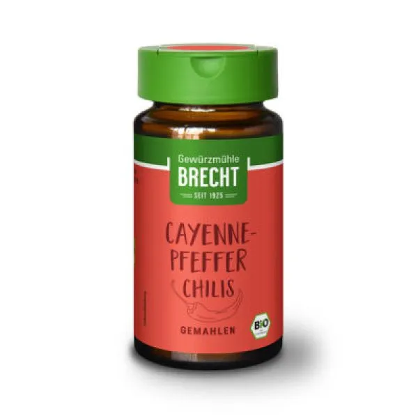 Cayennepfeffer gemahlen 35g Glas BIO