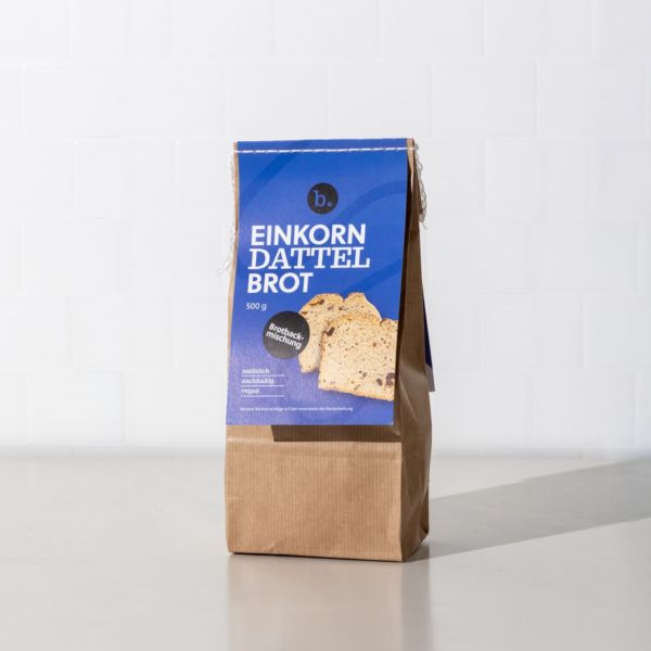 Einkorn-Dattel-Brot 500 g – Mühle Schlingemann