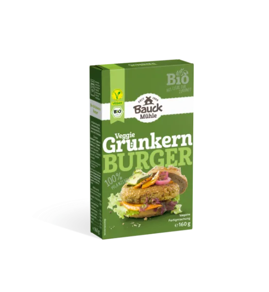Grünkern Burger Bio 160 g – Mühle Schlingemann