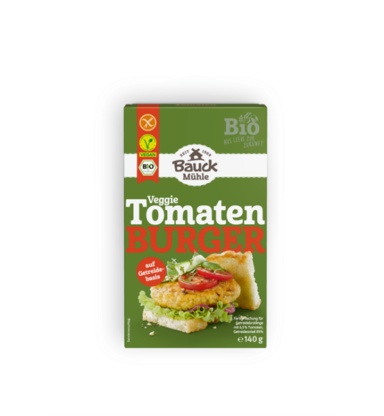 Tomaten-Basilikum Burger glutenfrei 140 g
