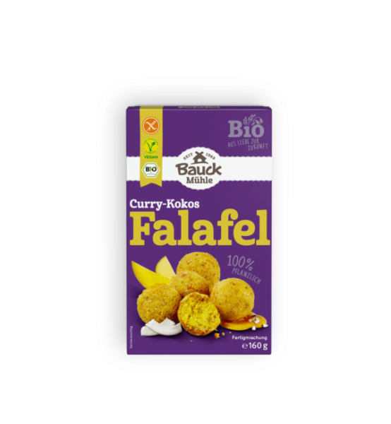 Falafel Curry-Kokos 160 g BIO glutenfrei