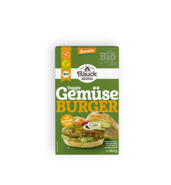 Gemüse Burger Bio glutenfrei 160 g