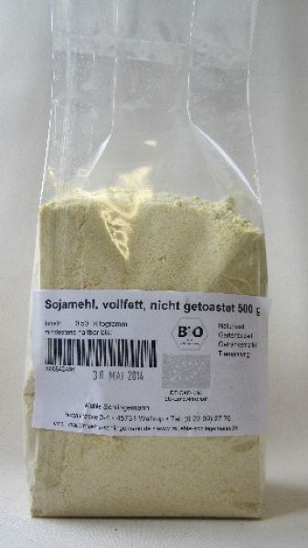 Sojamehl, vollfett, nicht getoastet 500g - BIO