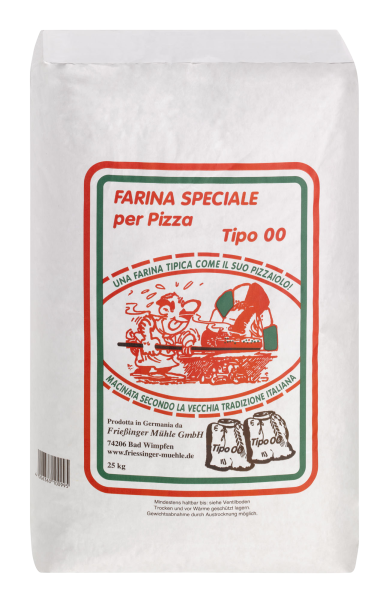 Pizzamehl Typo 00 - 25 kg