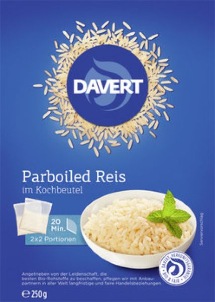 Parboiled Reis im Kochbeutel 250g BIO