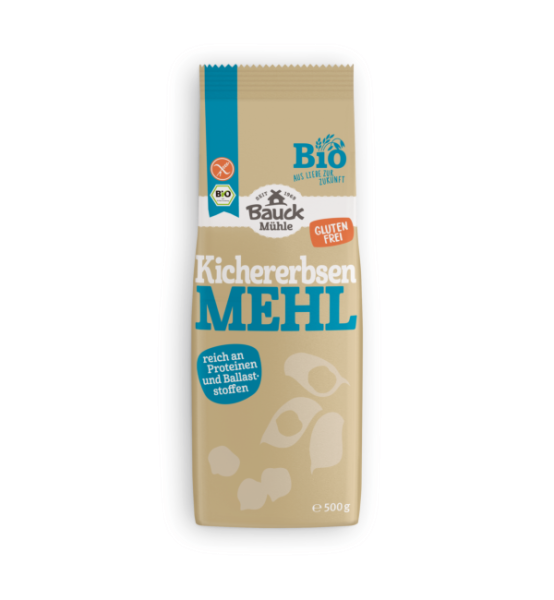 Kichererbsenmehl 500 g - BIO glutenfrei  (Bauck)