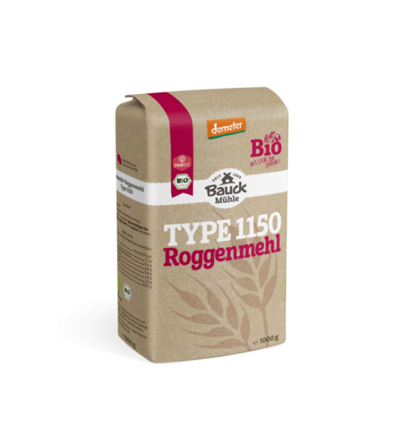 Rogenmehl Type 1150 25 kg BIO Demeter