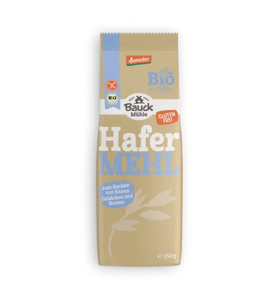 Havermeel, volkoren glutenvrij 350 g Demeter