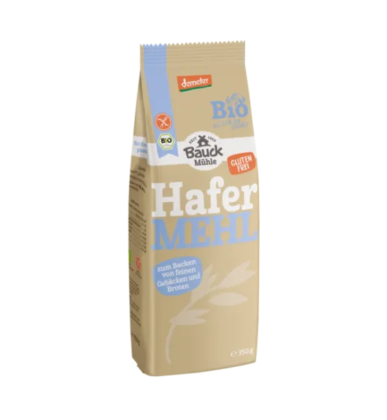 Havermeel, volkoren glutenvrij 350 g Demeter