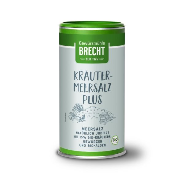 Kräuter-Meersalz +plus BIO 550 g Voratsdose