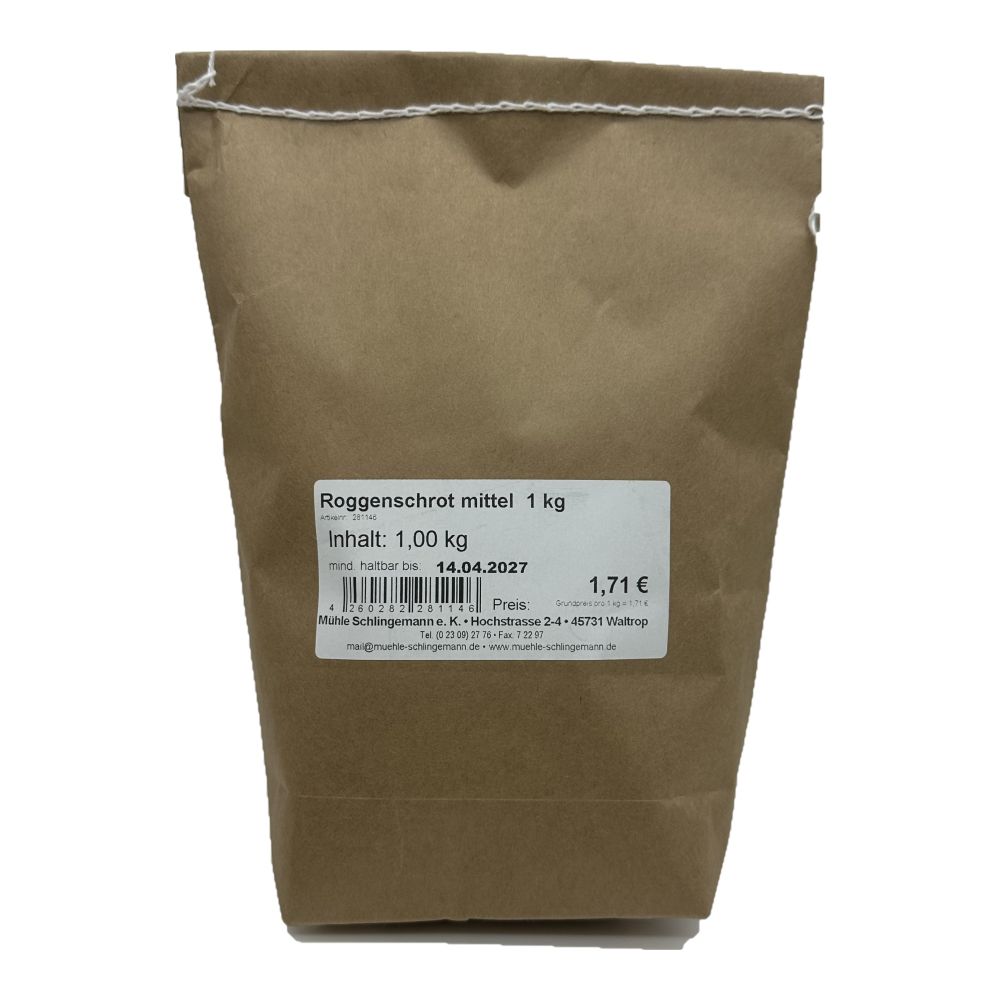 Roggenschrot mittel 1 kg