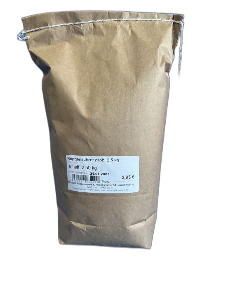 Roggenschrot grob 2,5 kg