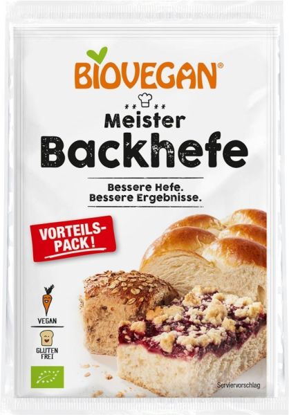 Hefe Meister, 3er Pack, BIO, BV 3x7g