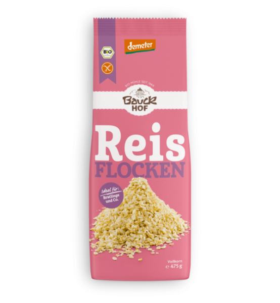 Reisflocken Demeter glutenfrei 475 g