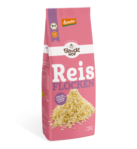 Reisflocken Demeter glutenfrei 475 g