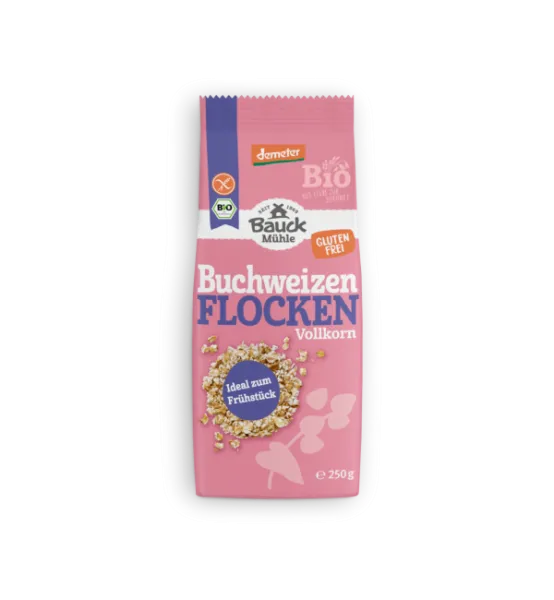 Buchweizenflocken, Glutenfrei 250 g Demeter – Mühle Schlingemann