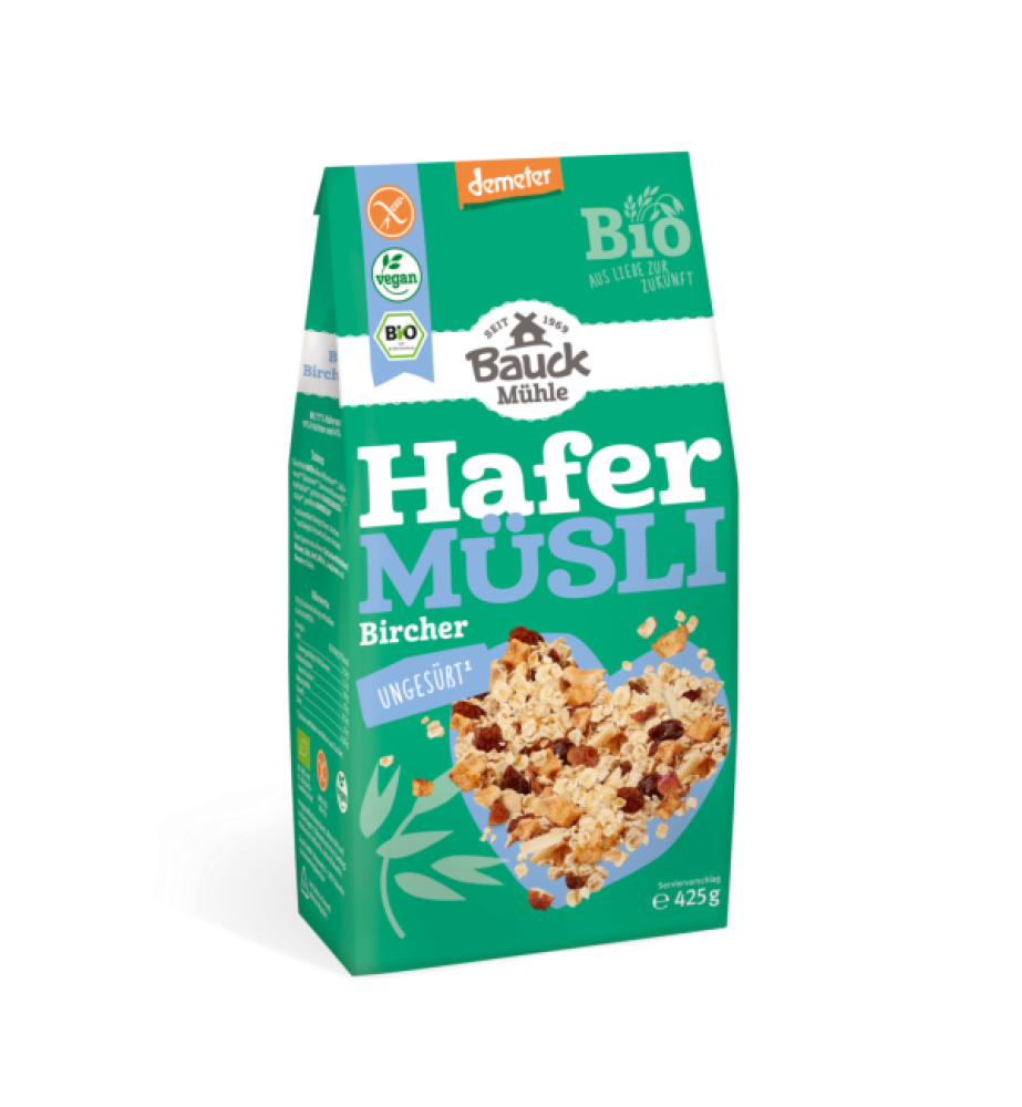 Hafer Müsli Bircher glutenfrei BIO 425 g