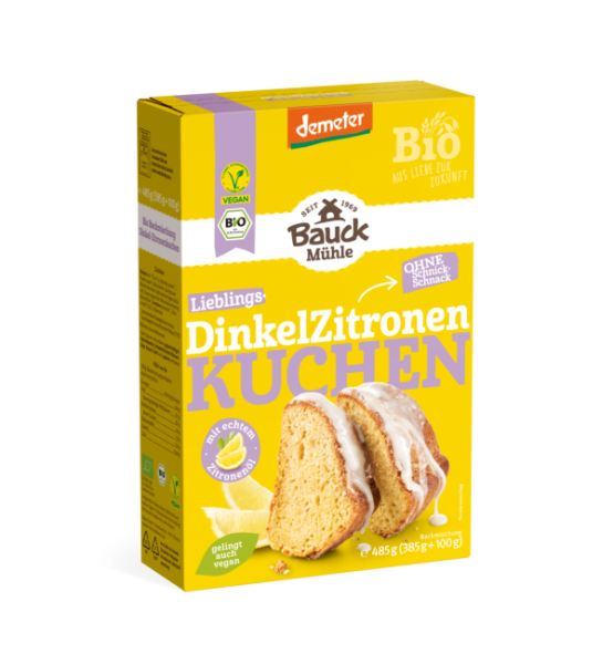 Dinkel Zitronenkuchen BIO 485 g