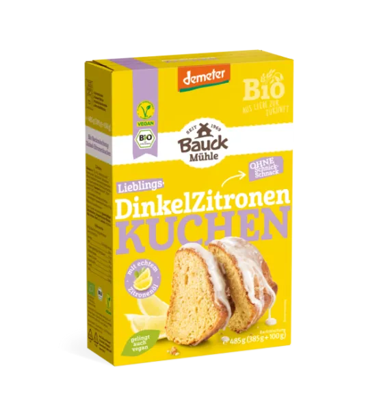 Dinkel Zitronenkuchen BIO 485 g