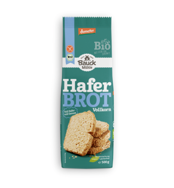 Haferbrot, Vollkorn Glutenfrei Demeter 500 g