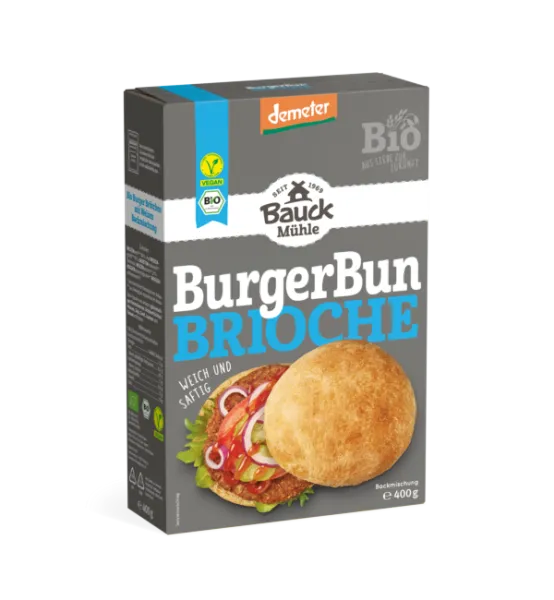 Burger Bun Brioche Bio 400 g
