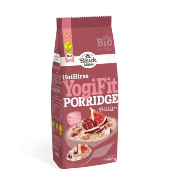 Hot Hirse Yogi Fit Porridge BIO glutenfrei 400 g – Mühle Schlingemann