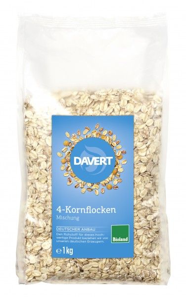 4 Kornflocken Bioland 1kg