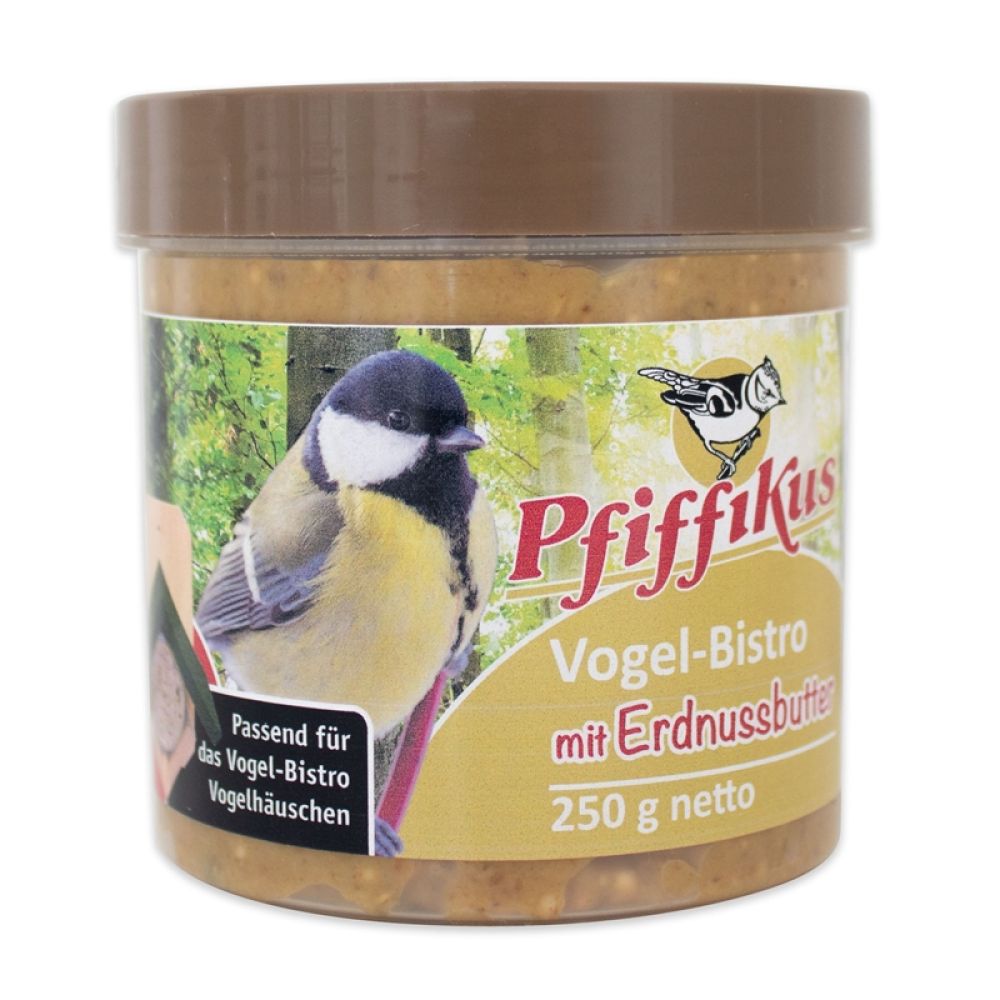 Pfiffikus Vogel-Bistro Erdnussbutter 12 x 1 Stück