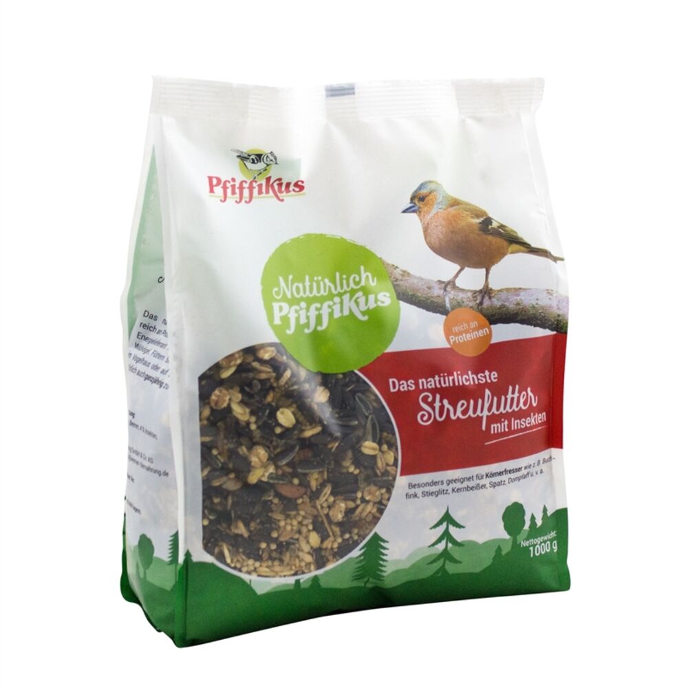 Natürlich Pfiffikus Streufutter m.Insekten 2,5 kg