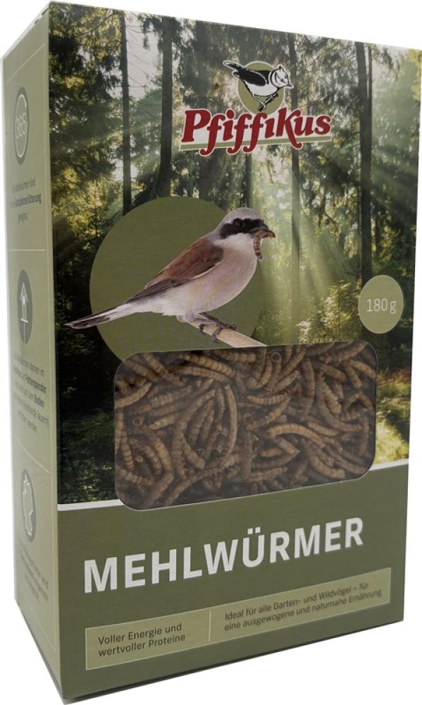 Pfiffikus Mehlwürmer 6 x 180 g FS