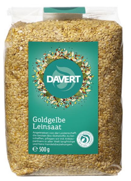 Goldgelbe Leinsaat 500g BIO