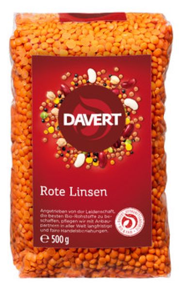 Rote Linsen 500g BIO