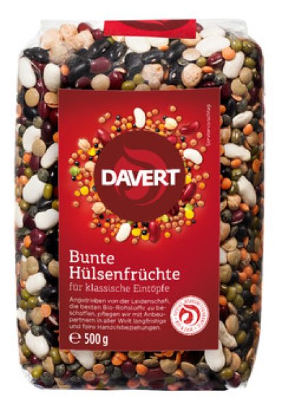 Bunte Hülsenfrüchte 500g BIO