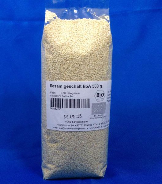 Sesam geschält bio 500 g