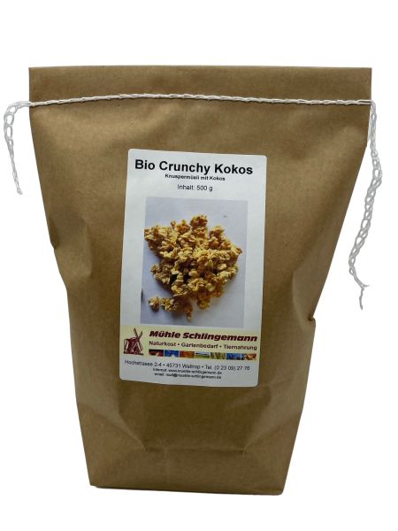 Bio Crunchy Kokos 500 g Kunspermüsli mit Kokos