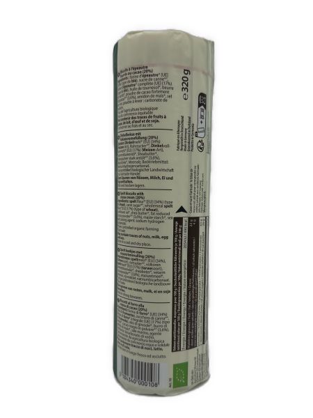 Biobis Dinkel Doppelkeks mit Kakaofüllung 320 g