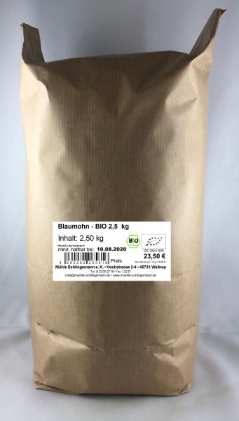 Blaumohn - BIO 2,5  kg