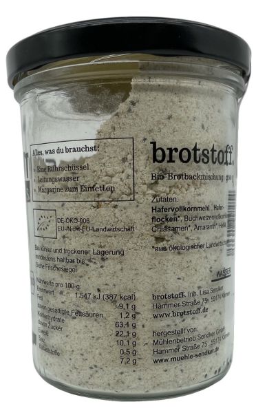 Bio-Haferhäppchen - Das Brot aus dem Glas