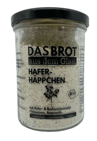 Bio-Haferhäppchen - Das Brot aus dem Glas