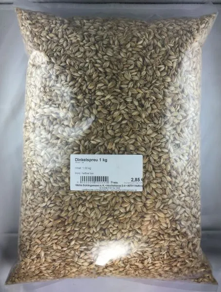 Dinkelspreu 1 kg – Mühle Schlingemann