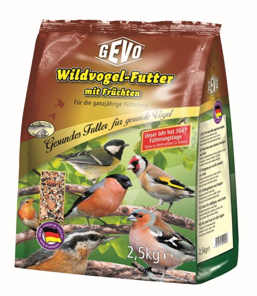 GEVO Wildvogelfutter m. Früchten 2,5 kg