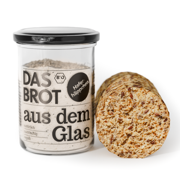Bio-Haferhäppchen - Das Brot aus dem Glas