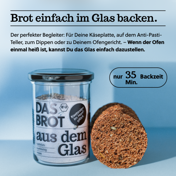 BIO-Kastanien im Hanfglück - Das Brot aus dem Glas